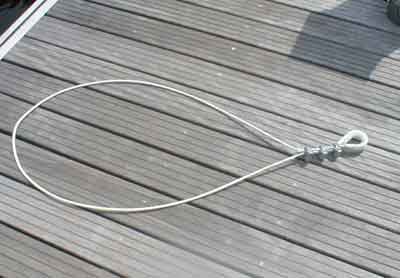 Seilwerk STANKE 1x Cosse d’Acier Inoxydable Inox pour les Cordes d’Acier Naturelles Synthétiques les Boucles 10 mm 