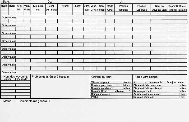 Journal de Bord PDF