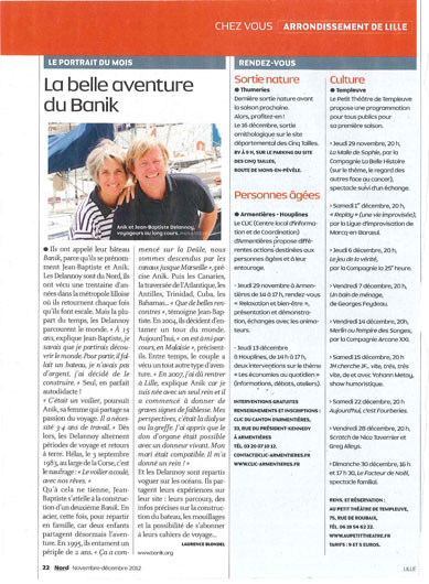 Banik dans le Magazine Le Nord (1)