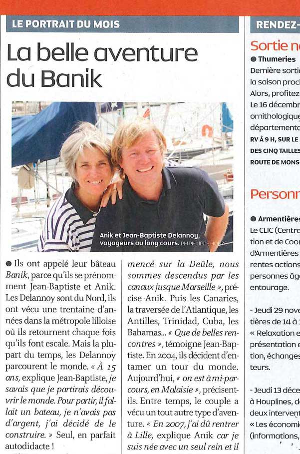 Banik dans le Magazine Le Nord (2)